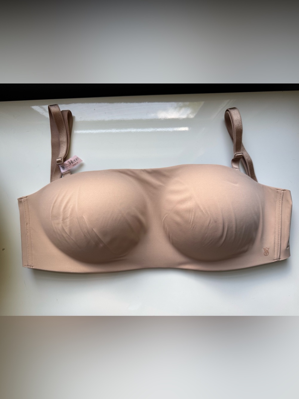 Victoria's Secret Strapless Seamless Bandeau Bra - Nude Blush